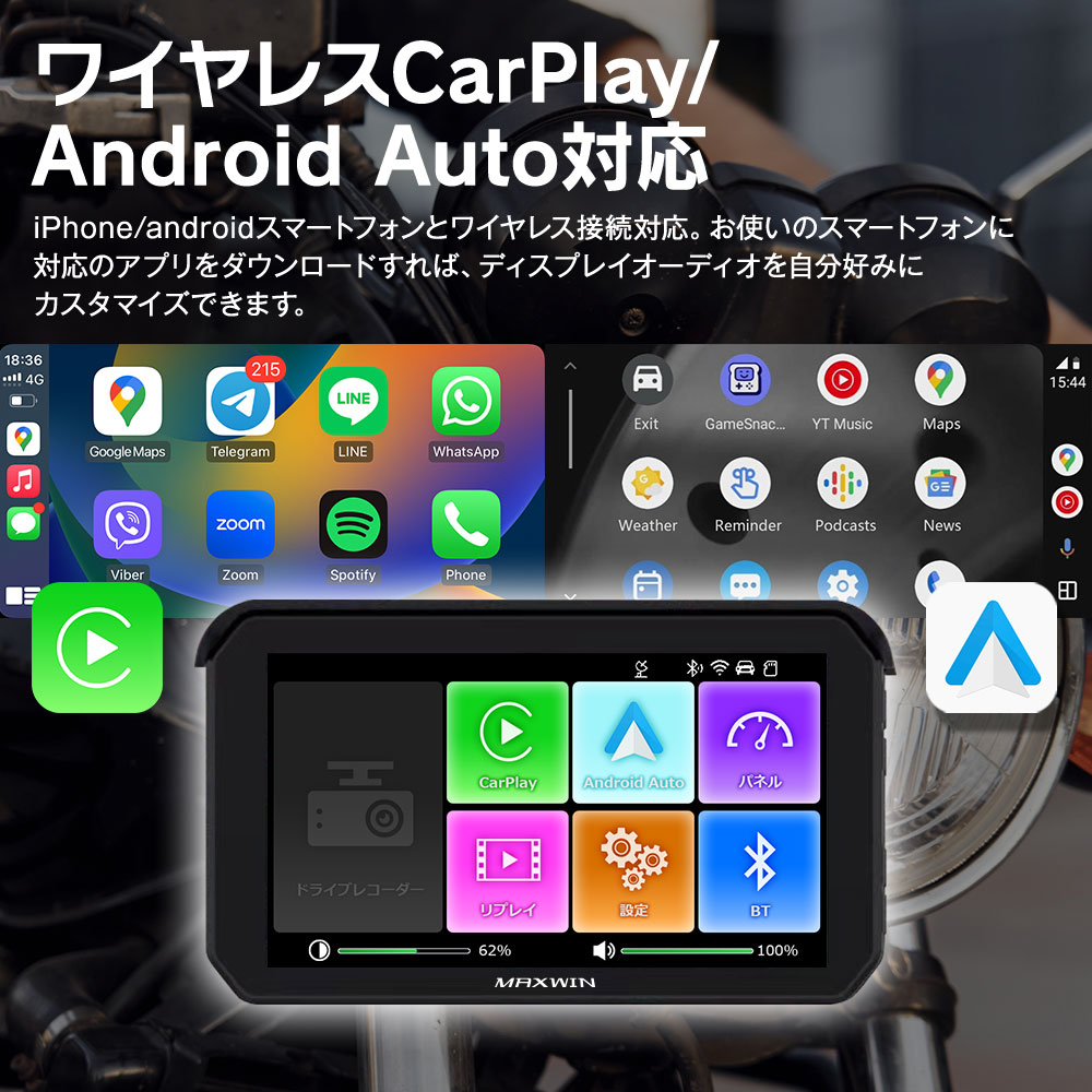 バイク用モニター
