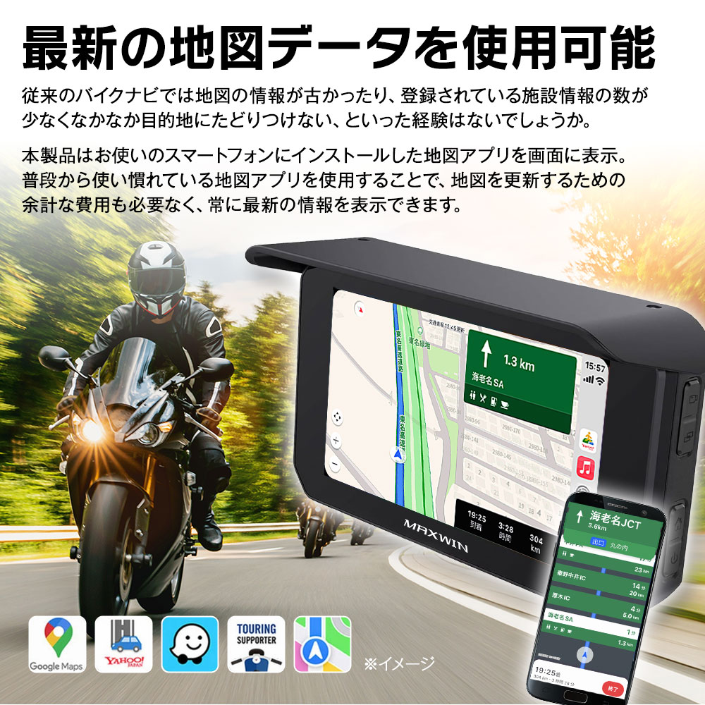 バイク用モニター