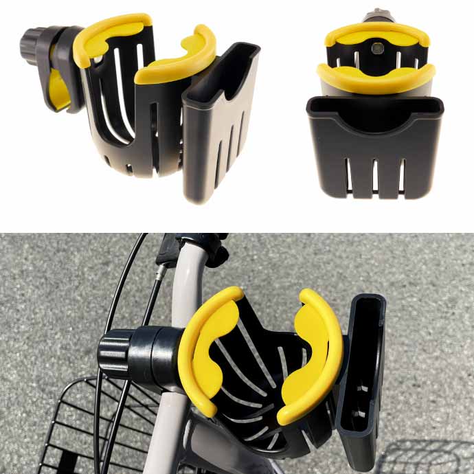 自転車 ボトルケージ スマホホルダー付