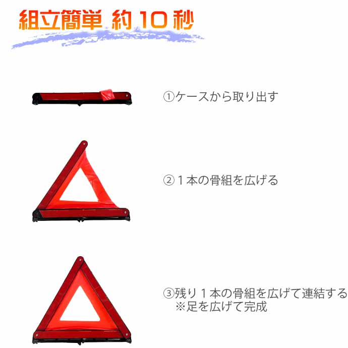 三角表示板 反射板 三角停止表示板