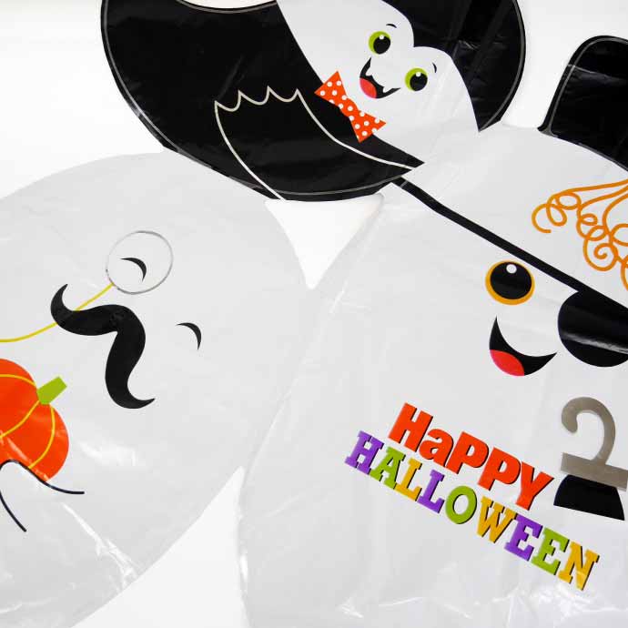 バルーン 風船 HALLOWEEN オバケ おばけ 100cm ハロウィン ハロウイン
