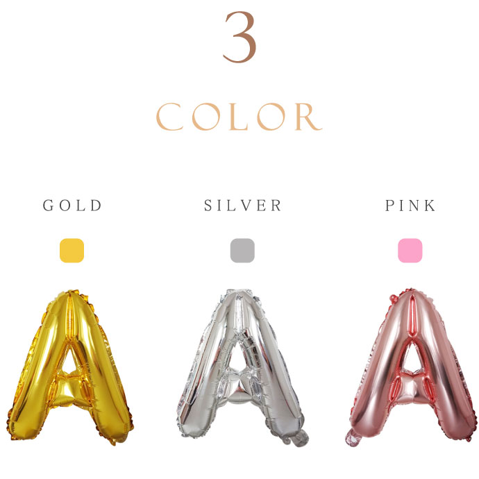 バルーン アルファベット 40cm ABCDEFGHIJKLMNOPQRSTUVWXYZ 英語