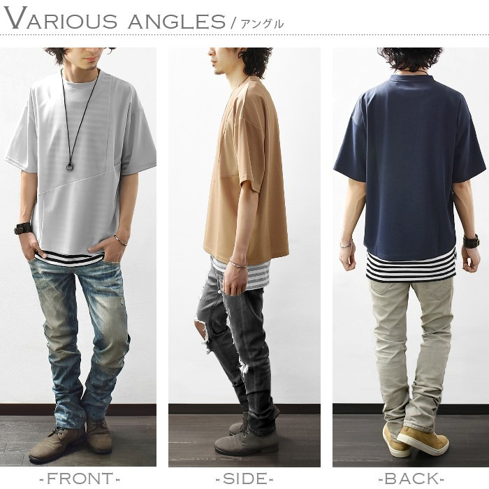 カットソー メンズ 半袖 冷感 COOL UVカット ドライ BIG