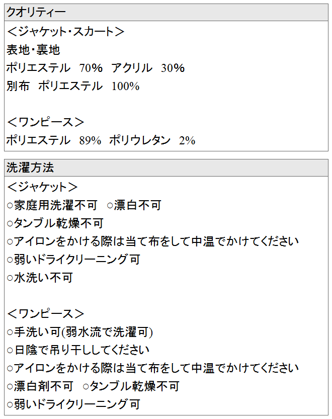 元のポリエステル ジャケット 洗濯不可 人気のファッションスタイル