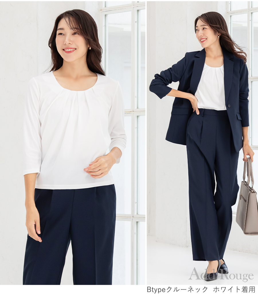 カットソー(長袖/七分) leinwande oneshoulder body suit 高身長 オフィスに最適 カットソー長袖シャツ （トールサイズ） 通販