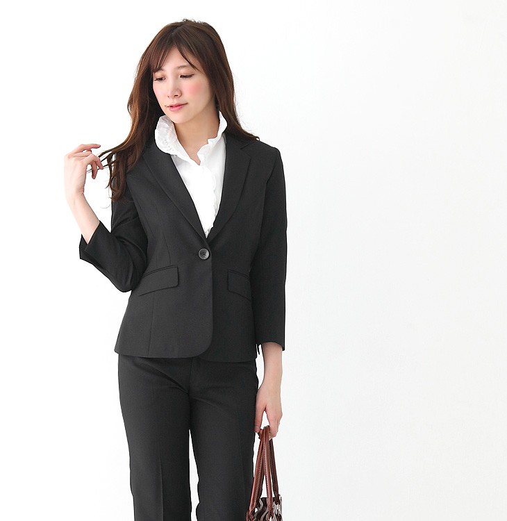 スーツ レディース サマースーツ 夏 クールビズ 七分袖 パンツスーツ スカートスーツ 3点セット 大きいサイズ あすつく 試着チケット対象 Addrouge 通販 Paypayモール