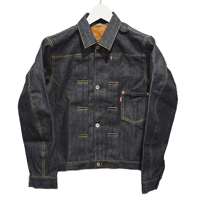 48美品　Ozz On パンク　デニム　ジャケット ash69659-1.jpg