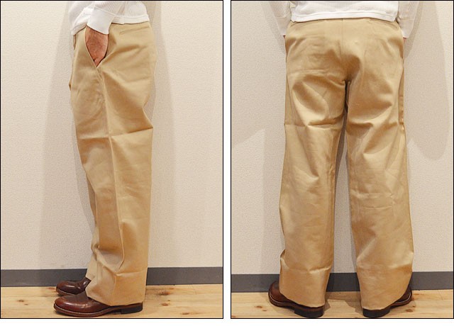 BUZZ RICKSON'S 1942 チノパン ベージュ BUZZ RICKSON'S バズリクソンズ チノパン EARLY MILITARY CHINOS