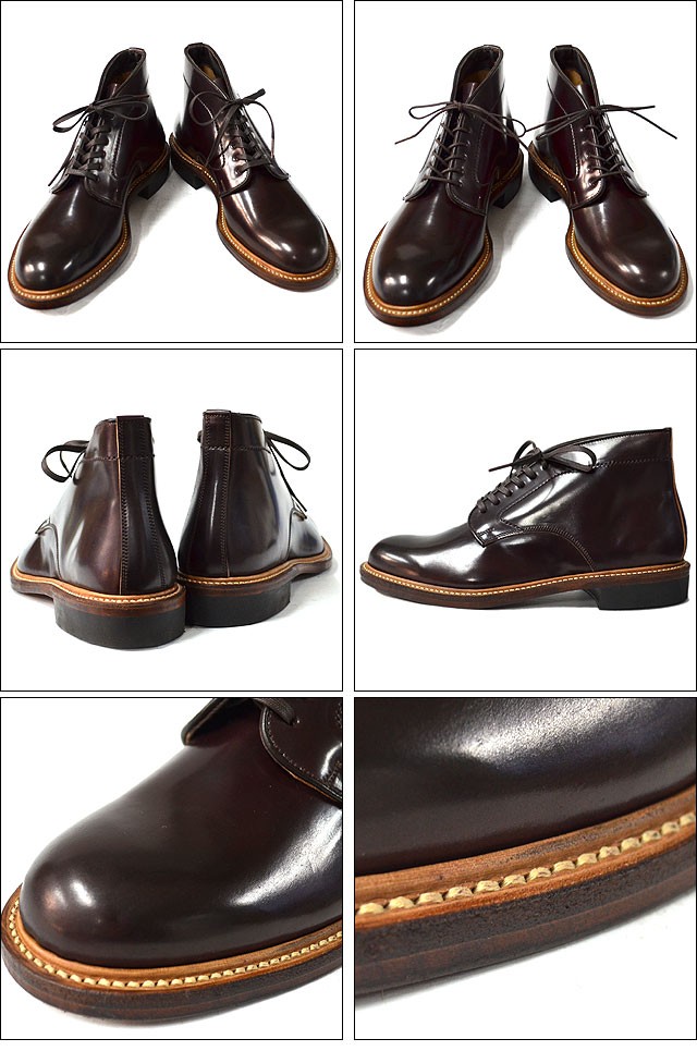 Makers メイカーズ 靴 CHUKKA BOOTS 15AW BURGUNDY : ジーンズ裾上げ