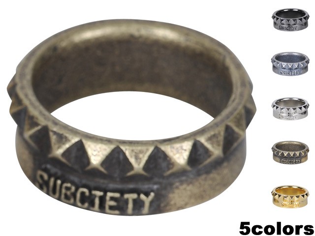 Subciety（サブサエティ） 指輪 Subciety STUDS RING : ジーンズ裾上げ 