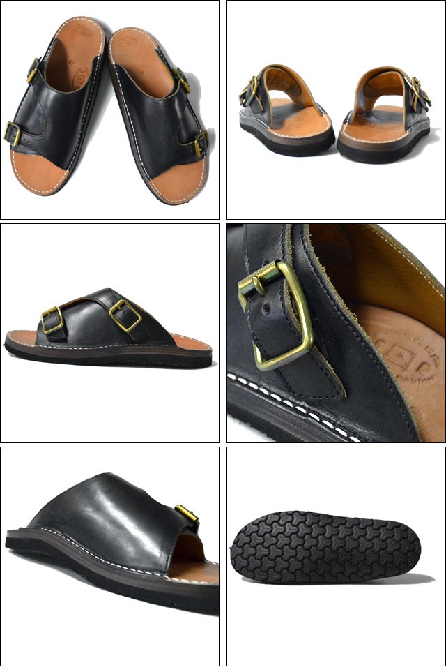 Tokyo Sandals トーキョー サンダル ダブルモンクサンダル CROW BLACK