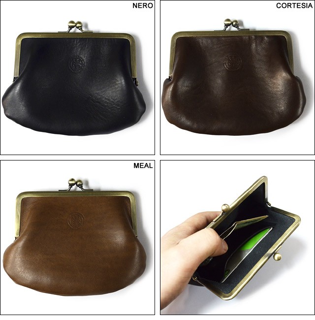 Vasco 財布 ヴァスコ バスコ がま口 LEATHER COIN PURSE : ジーンズ裾