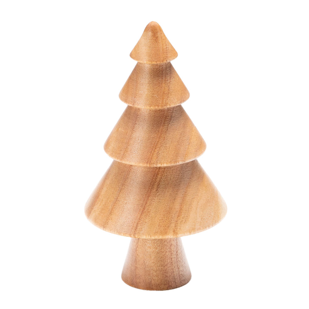 ツリー オブジェ 木製 Lサイズ クリスマスツリー 卓上 クリスマス 飾り