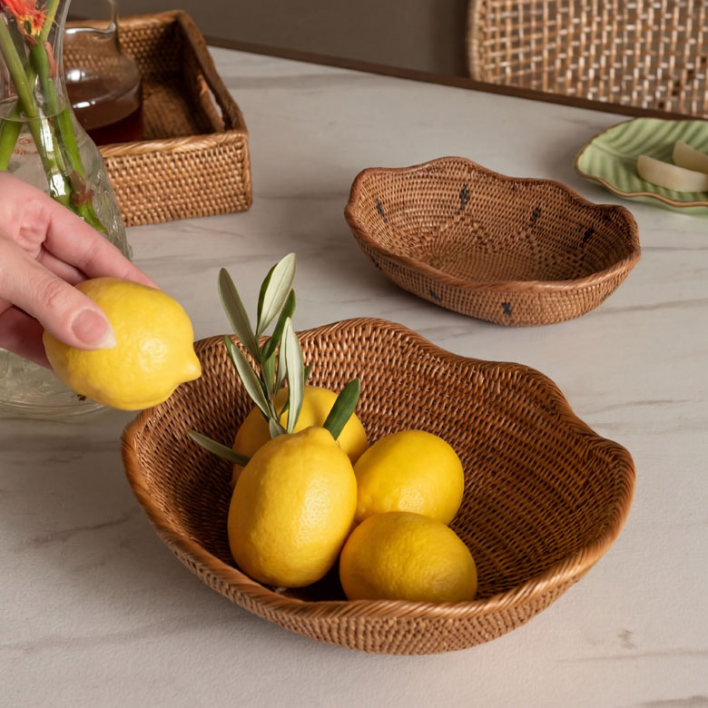 選べるアタ製バスケットトレイ