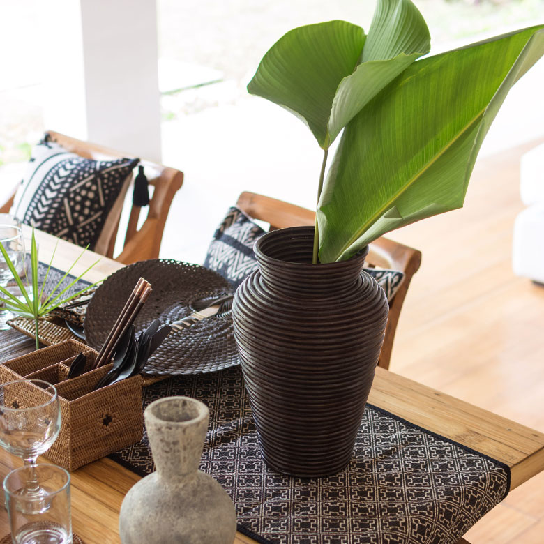 お部屋にアジアンリゾートの雰囲気をプラス