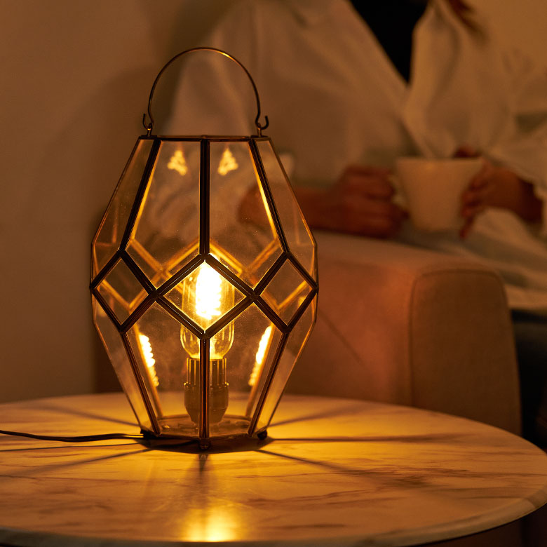 新規開店ハンドメイドランプ　灯りホヤランプ　真鍮ランプ　キャンドルライト　店舗什器照明 フロアスタンド