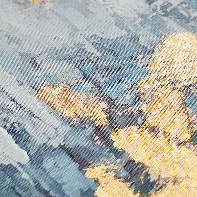 抽象画のようなウォールアート