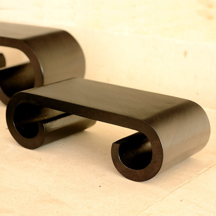 木彫りの飾り台[Mサイズ]