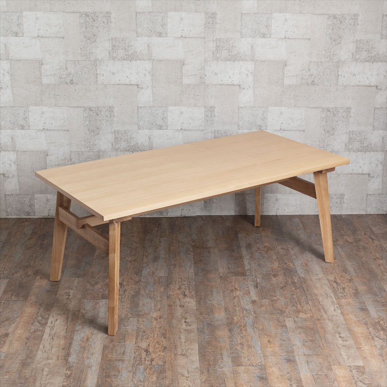 木製ダイニングテーブル 160cm幅 ダイニングテーブル 木製 長方形 4人掛け 幅160×奥行80cm [91377]【 高