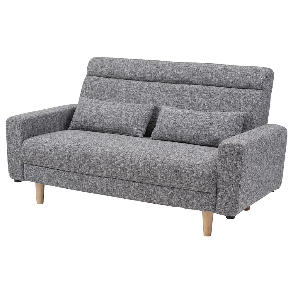 東谷 ソファ 2人 掛け 2P 天然 木 製 ウッド W 150cm D 78cm H