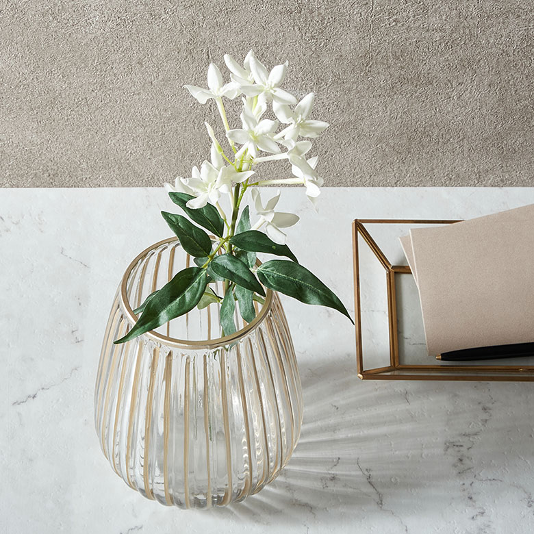 ジャスミン、お手入れいらずの気軽なアーティフィシャルフラワー