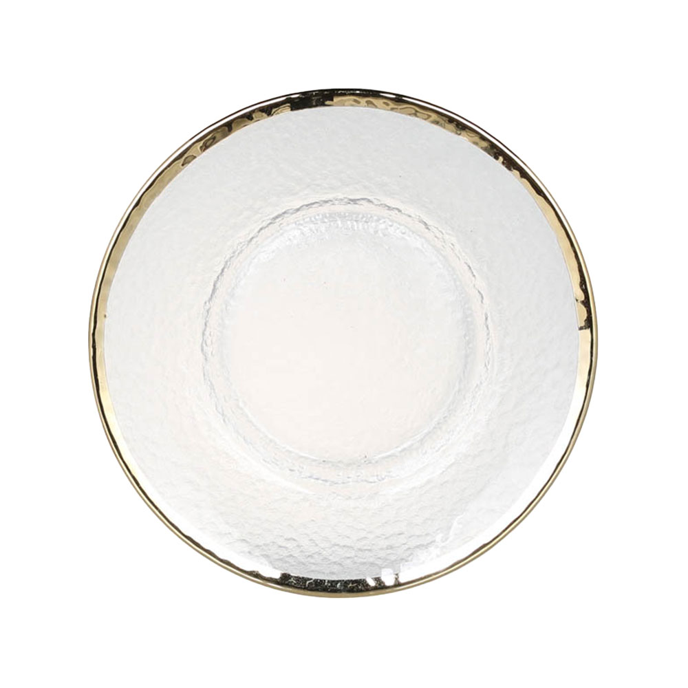 CONRAN ガラスプレート  ラウンドプレート  大皿　4枚 CONRAN ガラスプレート ラウンドプレート 大皿4枚