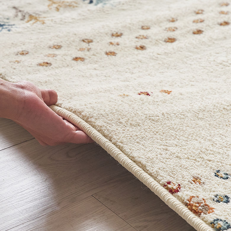 ラグ マット ウィルトン織 ギャベ ギャッベ 風 エジプト製 約 200