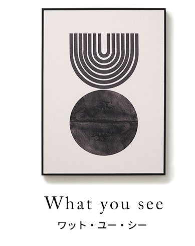 what you see