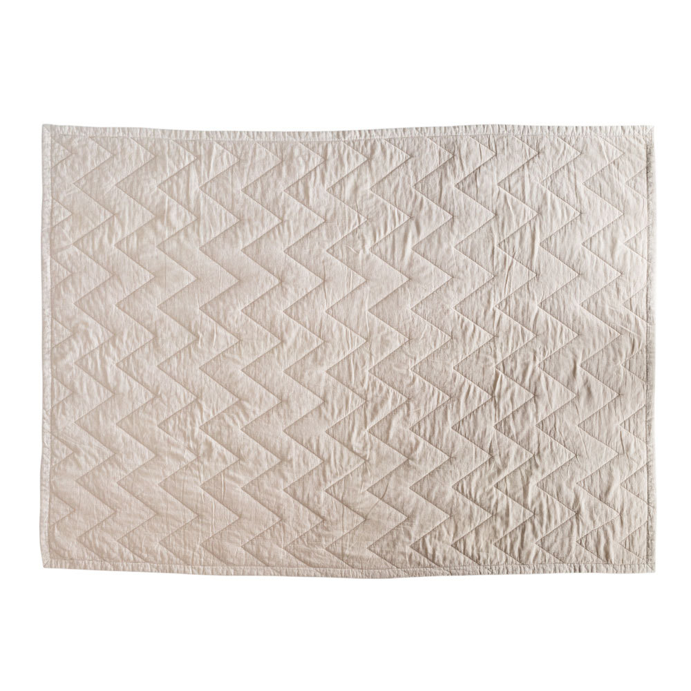 マルチカバー ブランケット ソファ シェブロン 柄 大判 長方形 約 W 150cm D 200cm H 0.5cm コットン 綿 66931 |  | 02