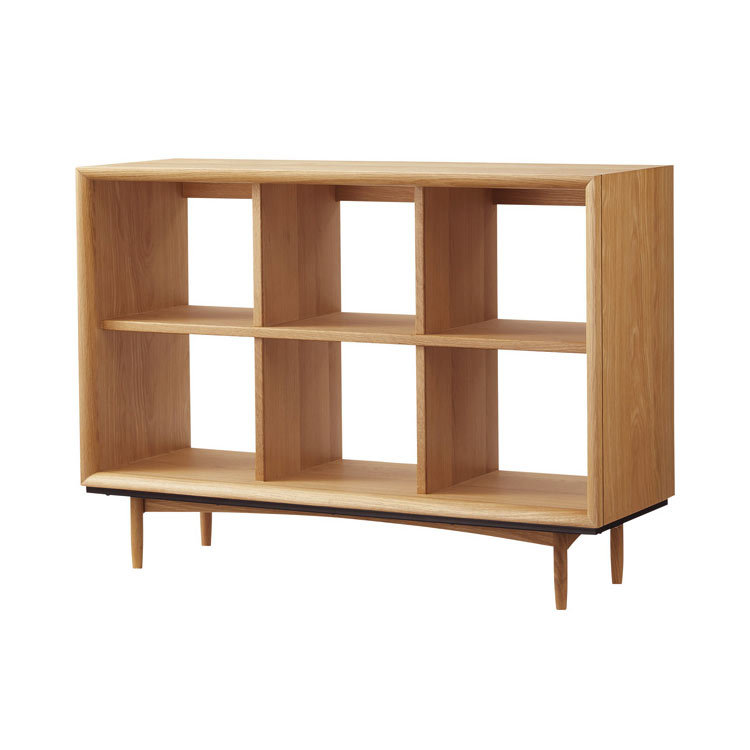 東谷 シェルフ 木製 2段 3列 オープンタイプ W 100 × D 34 H 72 cm