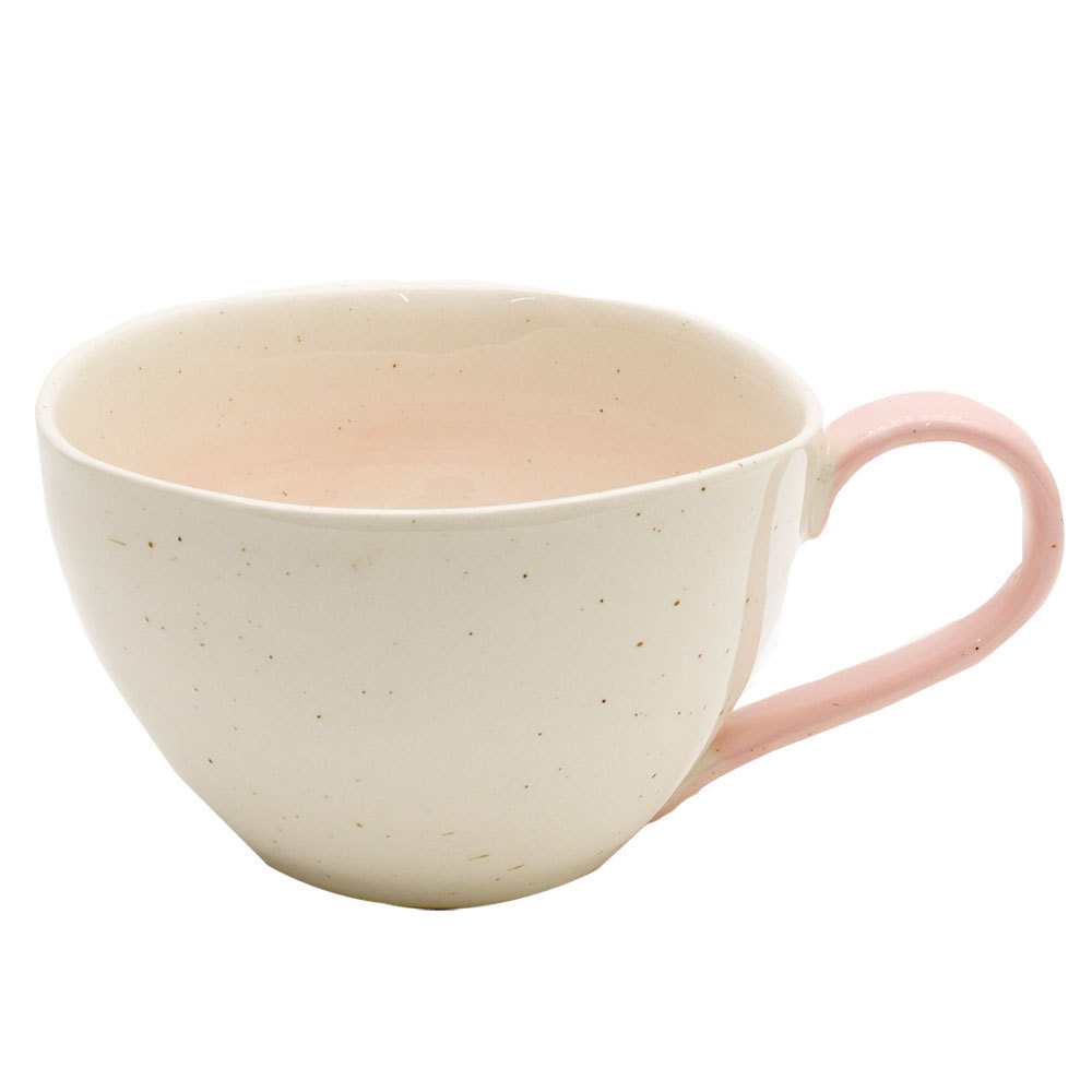 ティーカップ 陶器 ブルー ピンク グラデーション [90001-bl,90001-pk]【 広口 カップ 食器 コーヒーカップ カフェ バイカラー ナチュラル 】 |  | 02