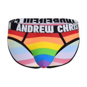 AndrewChristian Pride Stripe Brief w/ ALMOST NAKED...