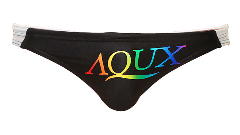 ビキニブリーフ型水着 海水パンツ AQUX/アックス Rainbow Swimmer 