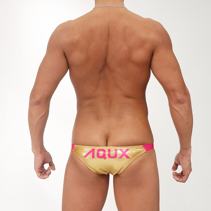 裏地なし　Aqux オレンジ　水着 Amazon.co.jp: XL オレンジ AQUX/アックス ZIp Bikinis 