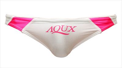 AQUX/アックス V-side "White" スイムウェア ビキニブリーフ型水着 海水パンツ 海パン 男性水着 ビーチウェア ホワイトデー｜asian-closet｜02