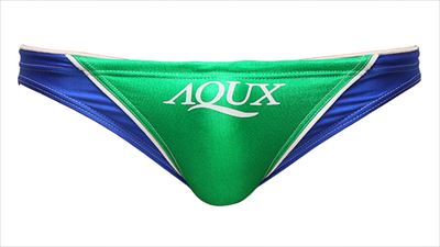 AQUX/アックス Life Guard II "Green" スイムウェア ビキニブリーフ型 メンズ水着 海水パンツ 海パン ホワイトデー｜asian-closet｜02