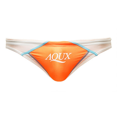 【ロゴ刺繍】AQUX ビキニ競パン　オレンジ XLサイズ Amazon.co.jp: XL オレンジ AQUX/アックス ZIp Bikinis 