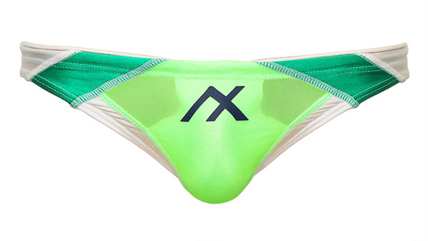 AQUX/アックス Super Bikinis Green 水着 競泳　競パン AQUX/アックス Deco-Line D (Lining) 