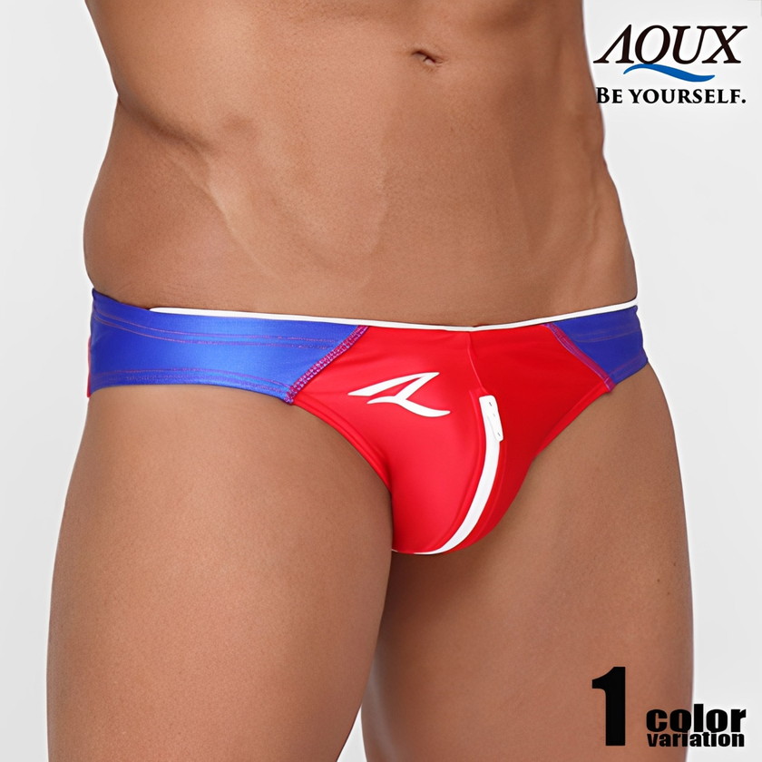 AQUX/アックス Zip Bikinis スイムウェア/競パン（Ｍ） AQUX/アックス Zip Bikinis 