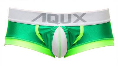 AQUX アックス Open Pouch Boxer "Green" ボクサーパンツ　男性下着　メンズ　パンツ ホワイトデー｜asian-closet｜02