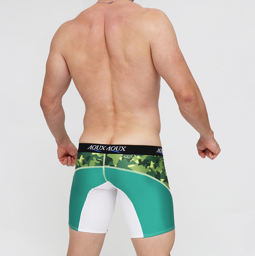 ボクサーパンツ メンズ AQUX/アックス Mid Long Boxer 
