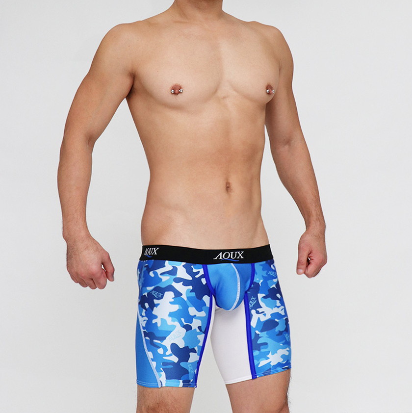ボクサーパンツ メンズ AQUX/アックス Mid Long Boxer 