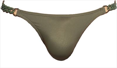 EScollection/イーエス・コレクション PERSIAN BIKINI SWIM BRIEF サイドチェーン Molded Pack-Up