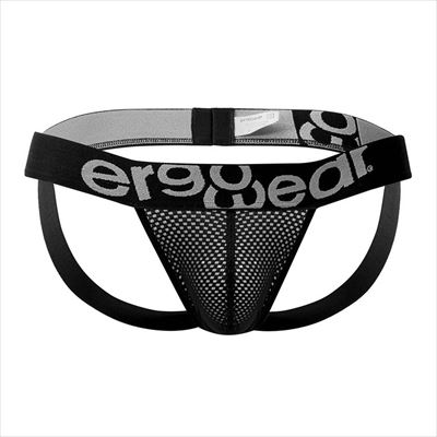 Ergowear/エルゴウェア GYM Jockstrap Color Black メッシュ 立体縫...