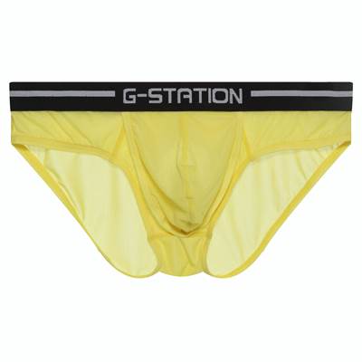 ビキニブリーフ G-Station ジーステーション ウルトラライト透けリブ 前穴付き ビキニブリーフ性下着 薄手 透け ホワイトデー | G-STATION | 05