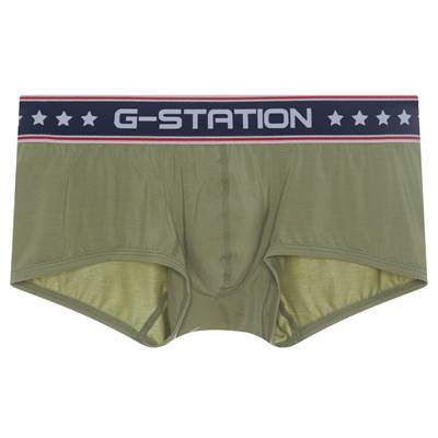 G-Station ジーステーション モダール製 ソフト ボクサーパンツ メンズ 男性下着 立体縫製...