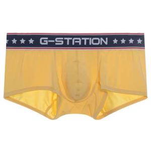 G-Station ジーステーション モダール製 ソフト ボクサーパンツ メンズ 男性下着 立体縫製...
