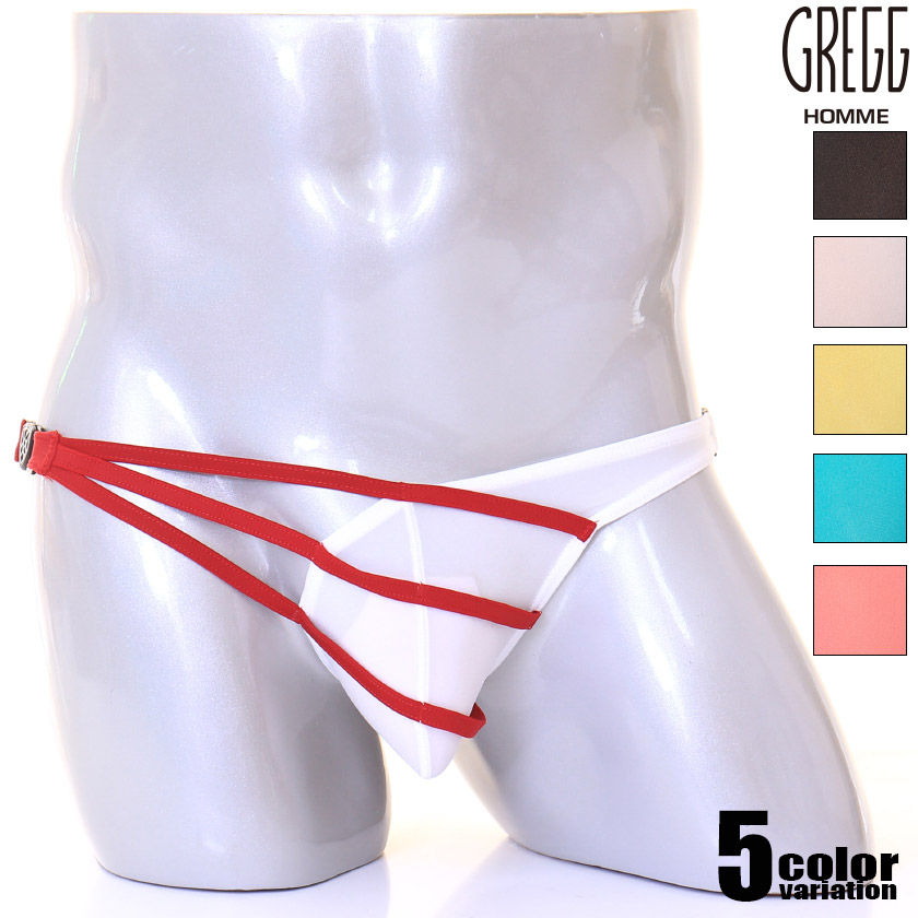 Tバック GreggHomme/グレッグ・オム SLINGSHOT THONG アシンメトリー