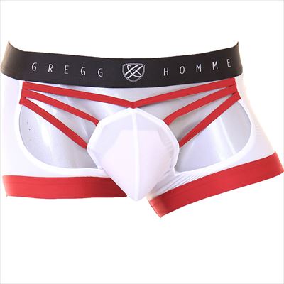 ボクサーパンツ メンズ GreggHomme/グレッグ・オム SLINGSHOT BOXER BRIEF カット シースルー