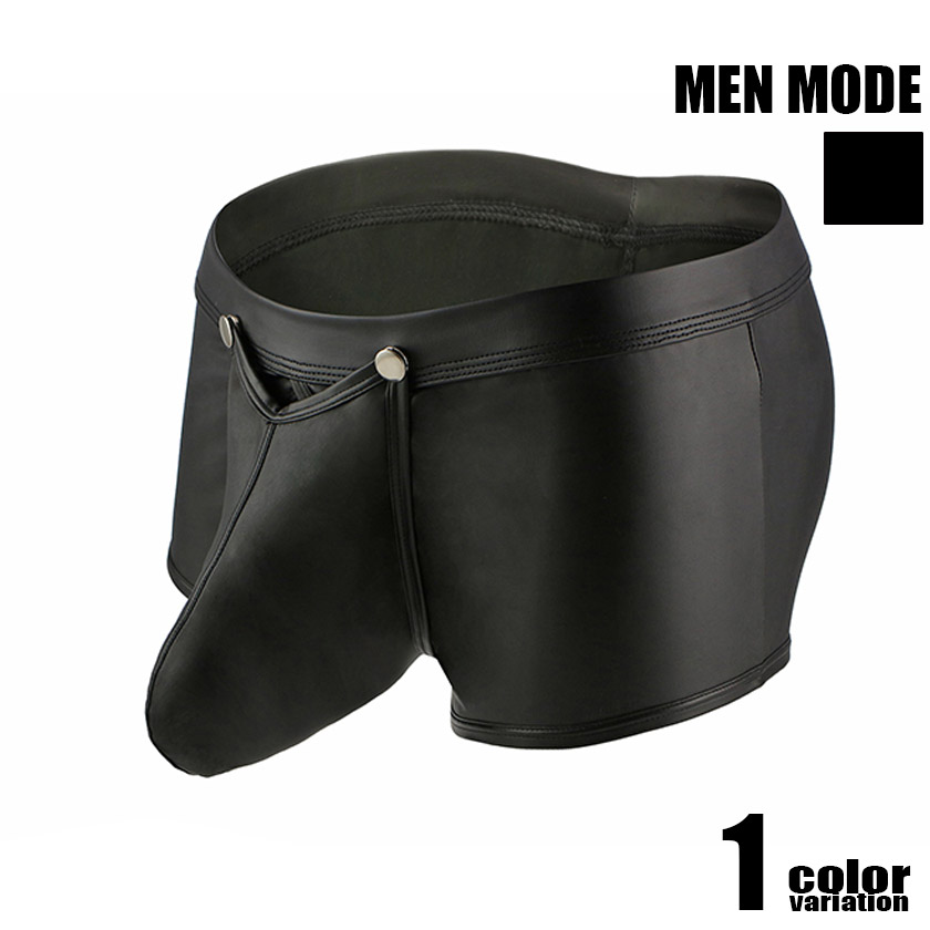 メンズボクサー MEN MODE/メンモード フェイクレザー オープンフロント